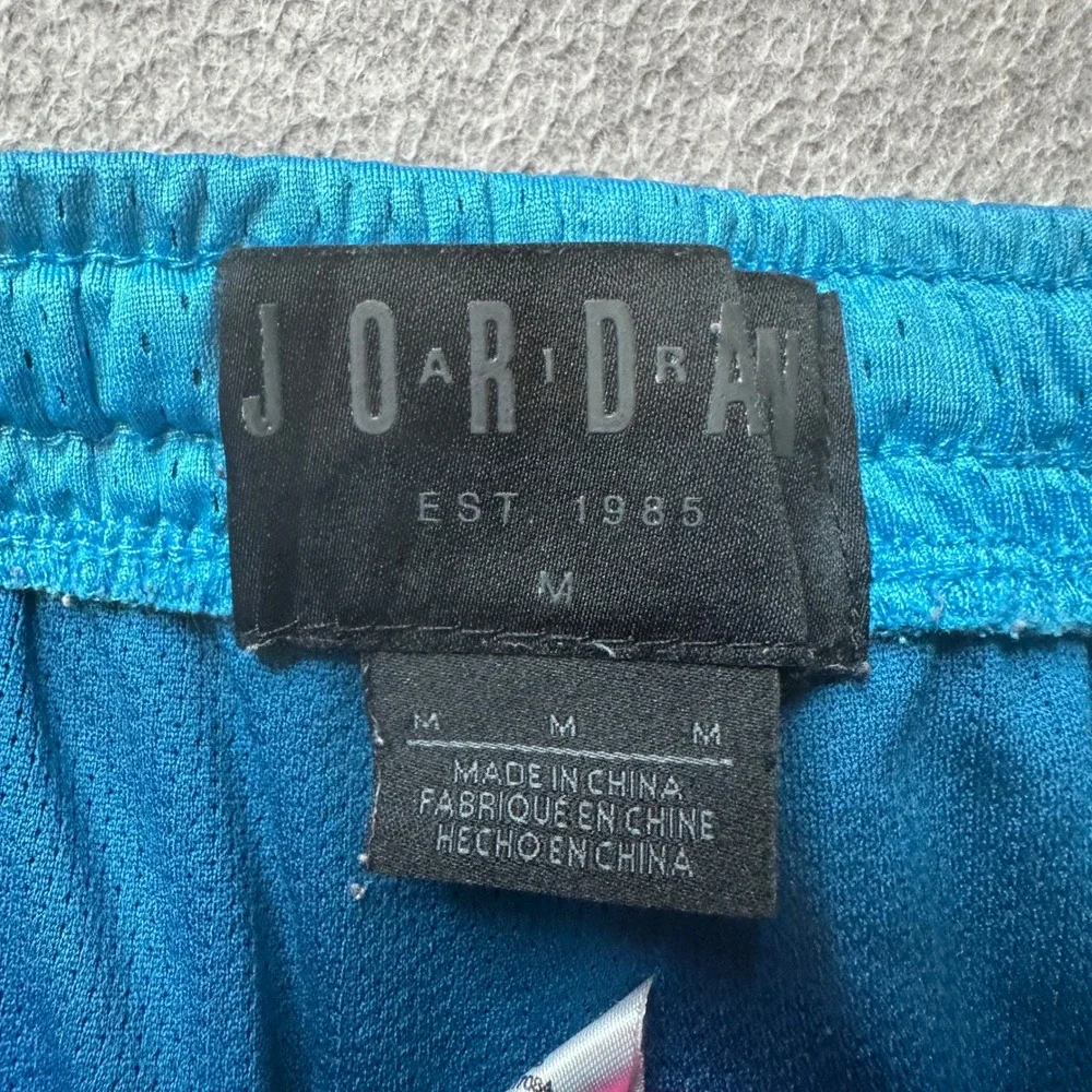 Jordan Shorts Kids M Blue Asahd Khaled Collection Mesh Basketball Gradient Pink
